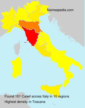 Surname Caleri in Italy Surname Caleri in Italy