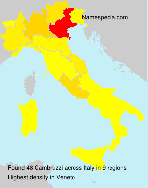 Surname Cambruzzi in Italy Surname Cambruzzi in Italy