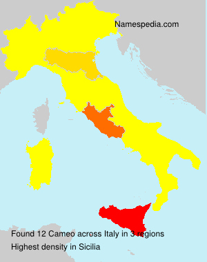 Surname Cameo in Italy Surname Cameo in Italy