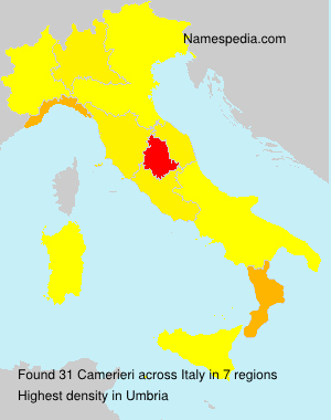 Surname Camerieri in Italy Surname Camerieri in Italy