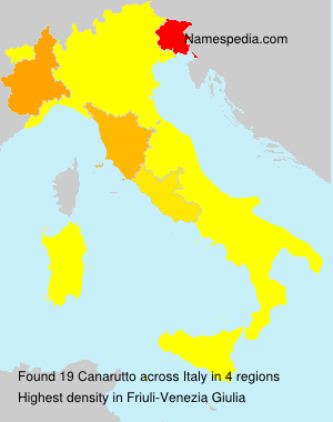 Surname Canarutto in Italy