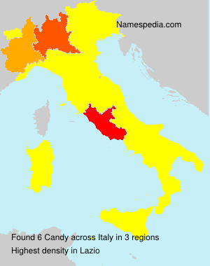 Surname Candy in Italy Surname Candy in Italy