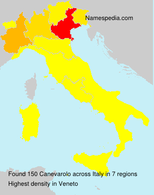 Surname Canevarolo in Italy Surname Canevarolo in Italy