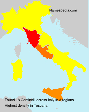 Surname Cantinelli in Italy Surname Cantinelli in Italy
