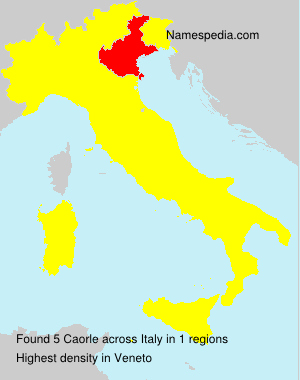Surname Caorle in Italy Surname Caorle in Italy