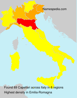 Surname Capellari in Italy Surname Capellari in Italy