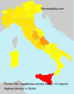 Surname Capodicasa in Italy Surname Capodicasa in Italy