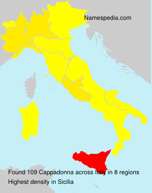 Surname Cappadonna in Italy Surname Cappadonna in Italy