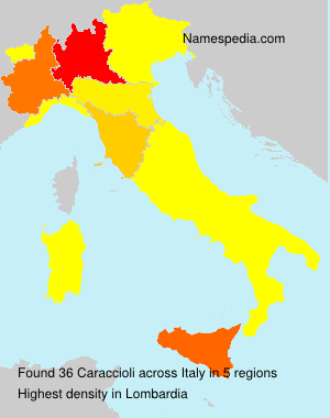 Surname Caraccioli in Italy Surname Caraccioli in Italy
