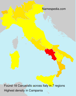 Surname Carcavallo in Italy Surname Carcavallo in Italy