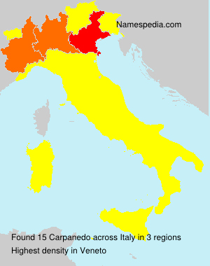 Surname Carpanedo in Italy Surname Carpanedo in Italy