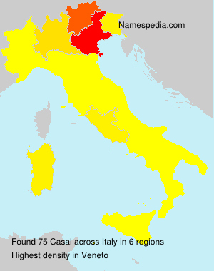 Surname Casal in Italy Surname Casal in Italy