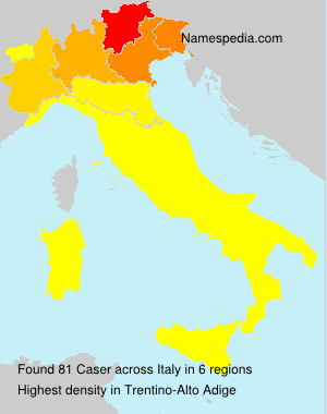 Surname Caser in Italy Surname Caser in Italy