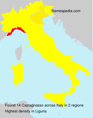 Surname Castagnasso in Italy Surname Castagnasso in Italy