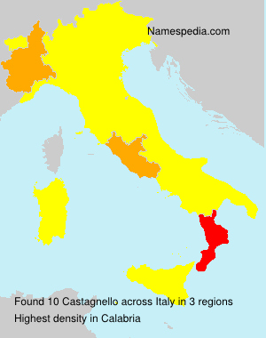 Surname Castagnello in Italy Surname Castagnello in Italy