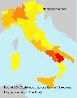 Surname Castelluccio in Italy Surname Castelluccio in Italy