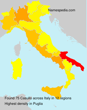 Surname Casullo in Italy Surname Casullo in Italy