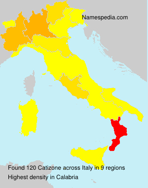 Surname Catizone in Italy Surname Catizone in Italy