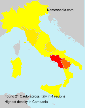 Surname Caulo in Italy Surname Caulo in Italy