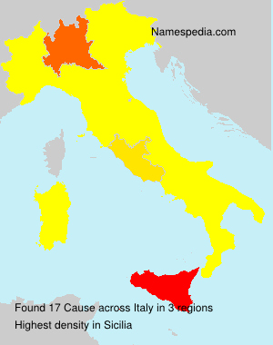 Surname Cause in Italy