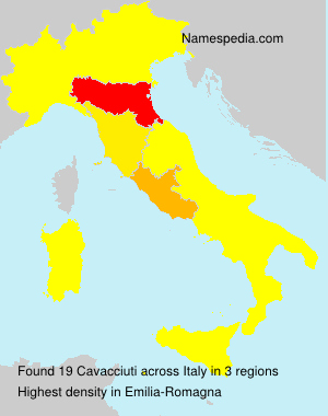 Surname Cavacciuti in Italy Surname Cavacciuti in Italy