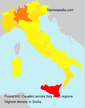 Surname Cavaleri in Italy Surname Cavaleri in Italy