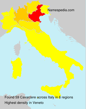 Surname Cavarzere in Italy Surname Cavarzere in Italy