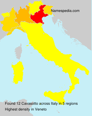 Surname Cavasotto in Italy Surname Cavasotto in Italy