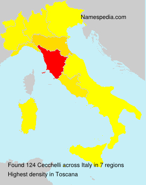 Surname Cecchelli in Italy Surname Cecchelli in Italy