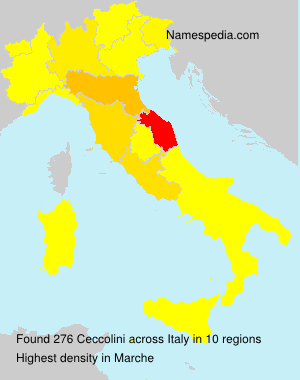 Surname Ceccolini in Italy Surname Ceccolini in Italy