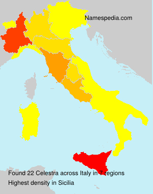 Surname Celestra in Italy Surname Celestra in Italy