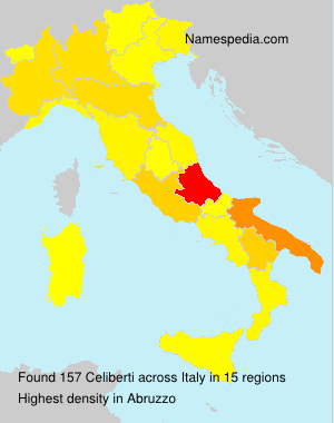 Surname Celiberti in Italy Surname Celiberti in Italy