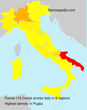Surname Celino in Italy Surname Celino in Italy