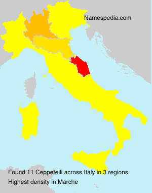Surname Ceppetelli in Italy Surname Ceppetelli in Italy