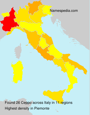 Surname Ceppo in Italy Surname Ceppo in Italy