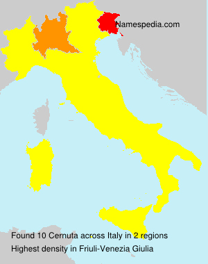 Surname Cernuta in Italy Surname Cernuta in Italy