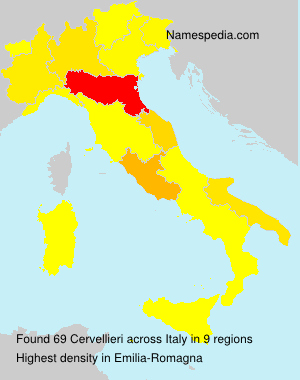 Surname Cervellieri in Italy Surname Cervellieri in Italy