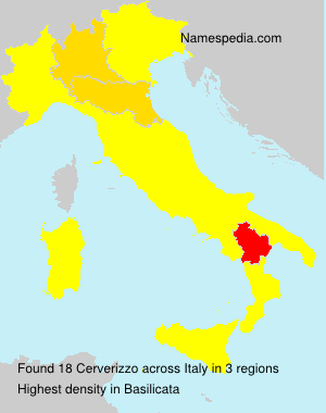Surname Cerverizzo in Italy Surname Cerverizzo in Italy