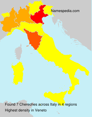 Surname Chereches in Italy Surname Chereches in Italy