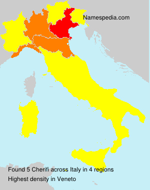 Surname Cherifi in Italy Surname Cherifi in Italy
