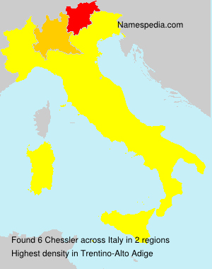 Surname Chessler in Italy Surname Chessler in Italy