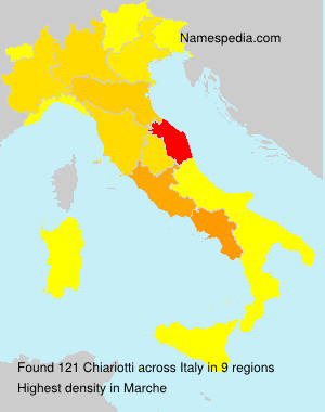 Surname Chiariotti in Italy Surname Chiariotti in Italy