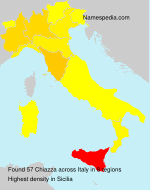 Surname Chiazza in Italy Surname Chiazza in Italy