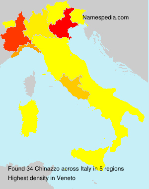 Surname Chinazzo in Italy Surname Chinazzo in Italy