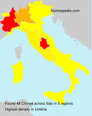 Surname Chinea in Italy Surname Chinea in Italy