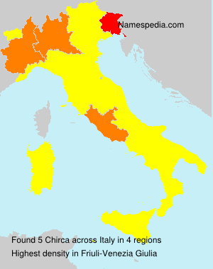 Surname Chirca in Italy Surname Chirca in Italy