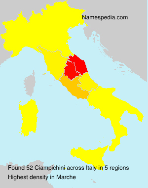 Surname Ciampichini in Italy Surname Ciampichini in Italy