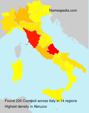 Surname Ciampoli in Italy Surname Ciampoli in Italy