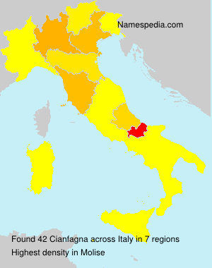 Surname Cianfagna in Italy Surname Cianfagna in Italy
