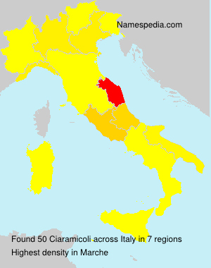 Surname Ciaramicoli in Italy Surname Ciaramicoli in Italy